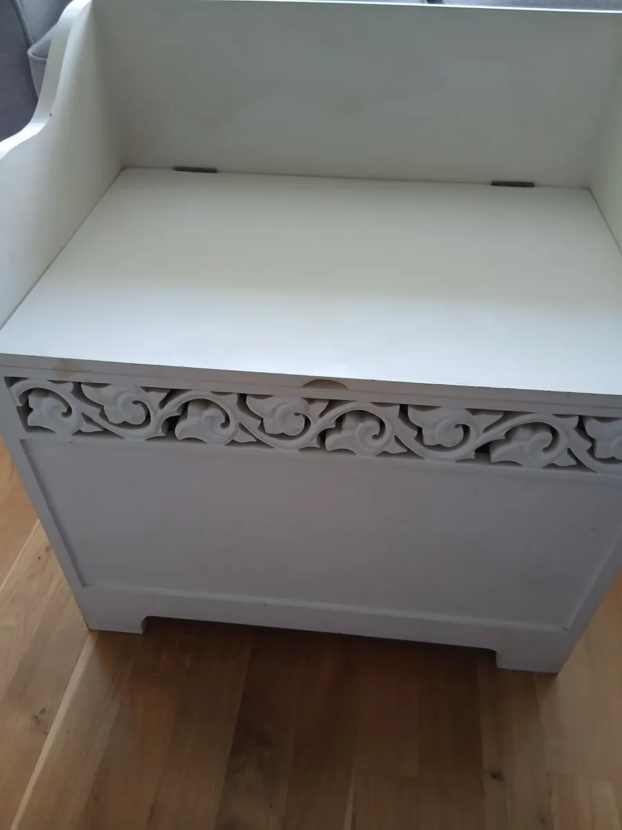 Storage Bench. White - Image 2