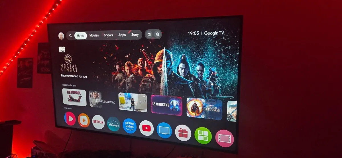 Sony Bravia 65" 4K Ultra HD with soundbar - Image 1