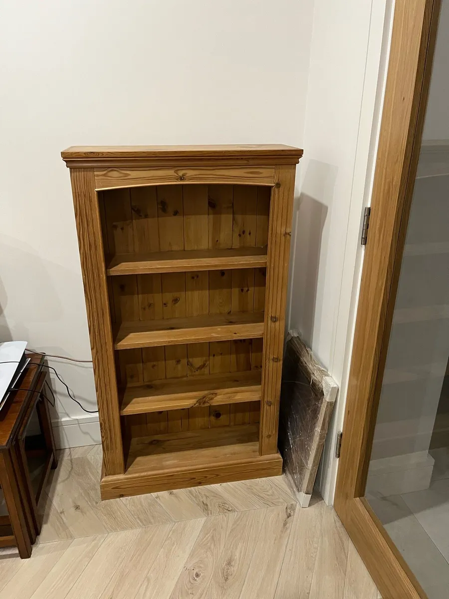 Solid pine bookcase