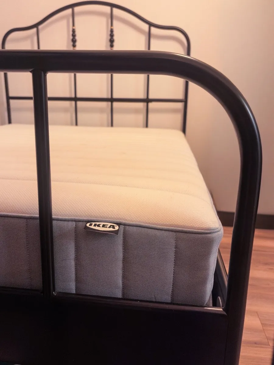 Double Bed & MATTRESS - IKEA 'SAGSTUA' - Image 2