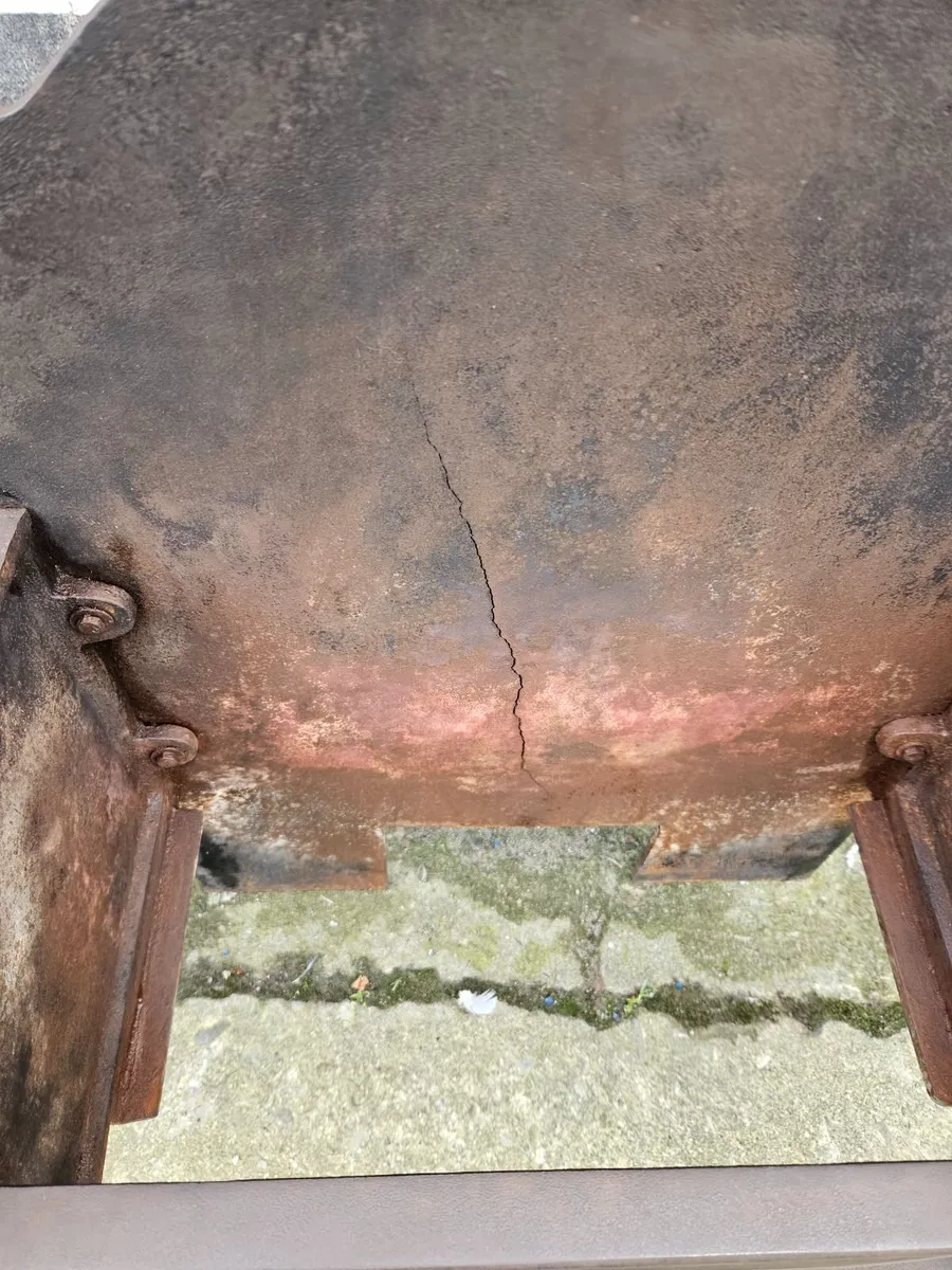 Vintage Cast Iron Fire Insert - Image 2