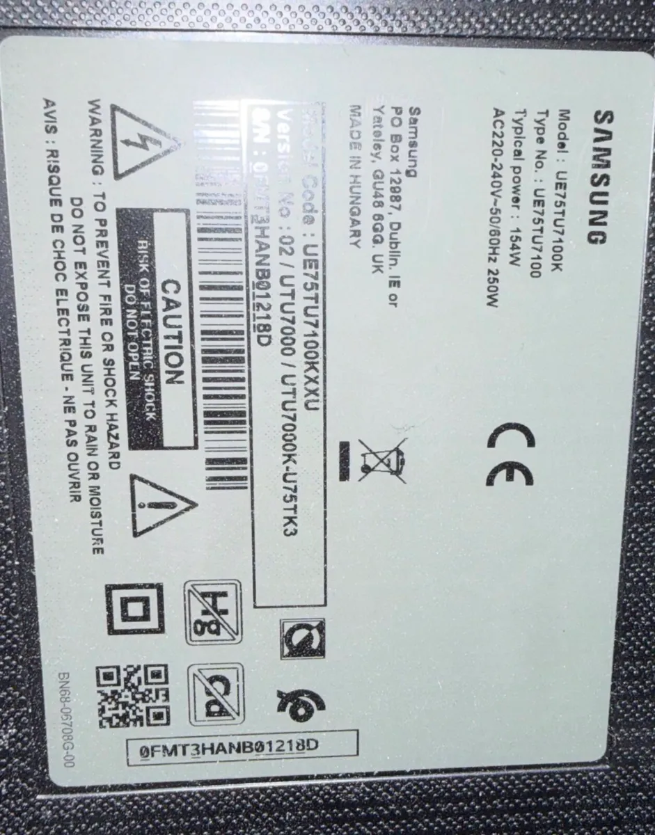 Samsung 75-inch 4K Smart Tv - Image 3