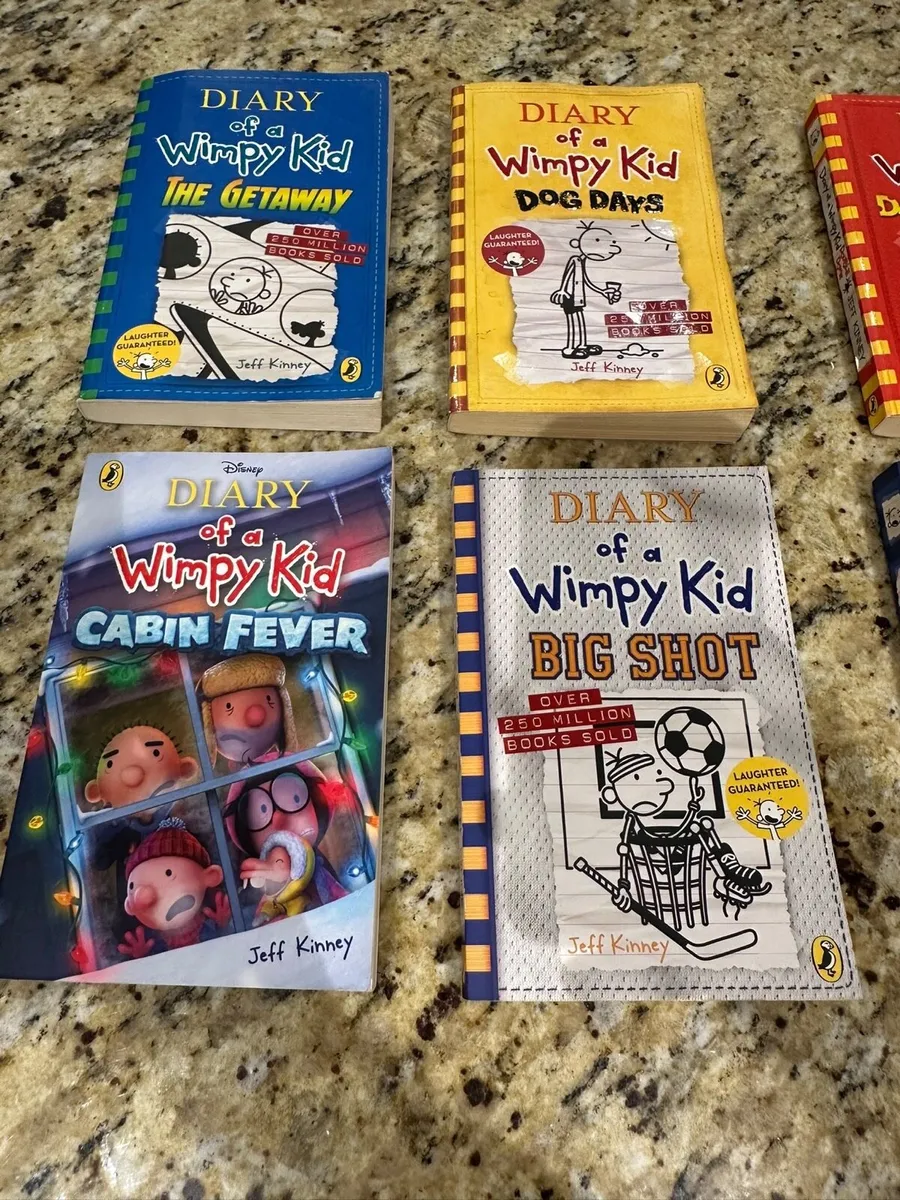 Cat Kid and diary of a wimpy kid books - Image 2