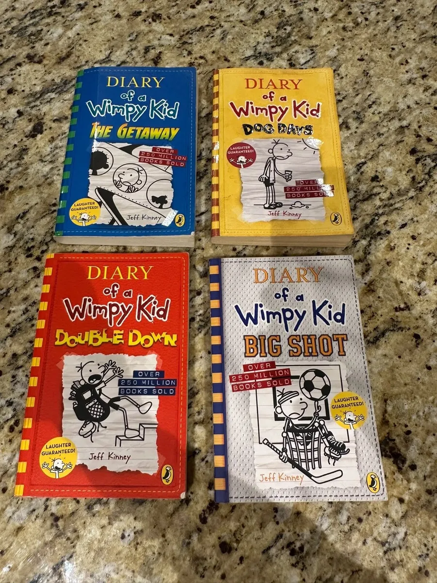 Cat Kid and diary of a wimpy kid books - Image 3