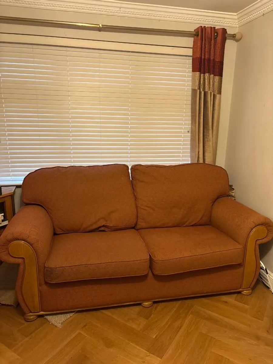 3-seater sofa and matching armchair - Image 2