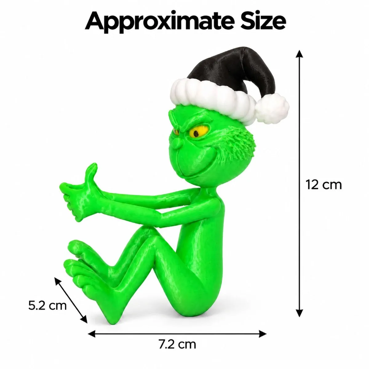 Star Thief Christmas Tree Climber, Funny Tree Deco - Image 3
