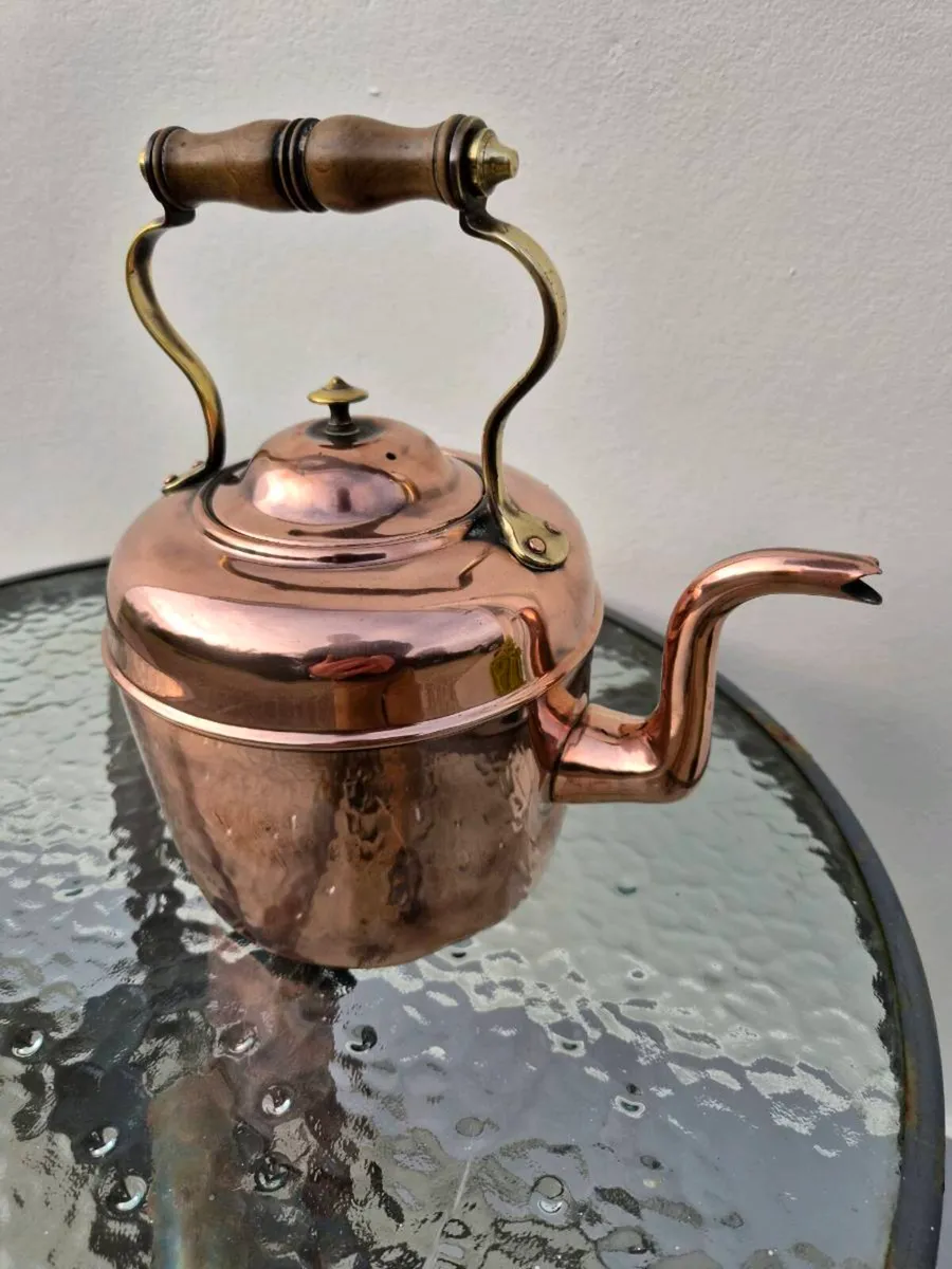 Old copper kettle