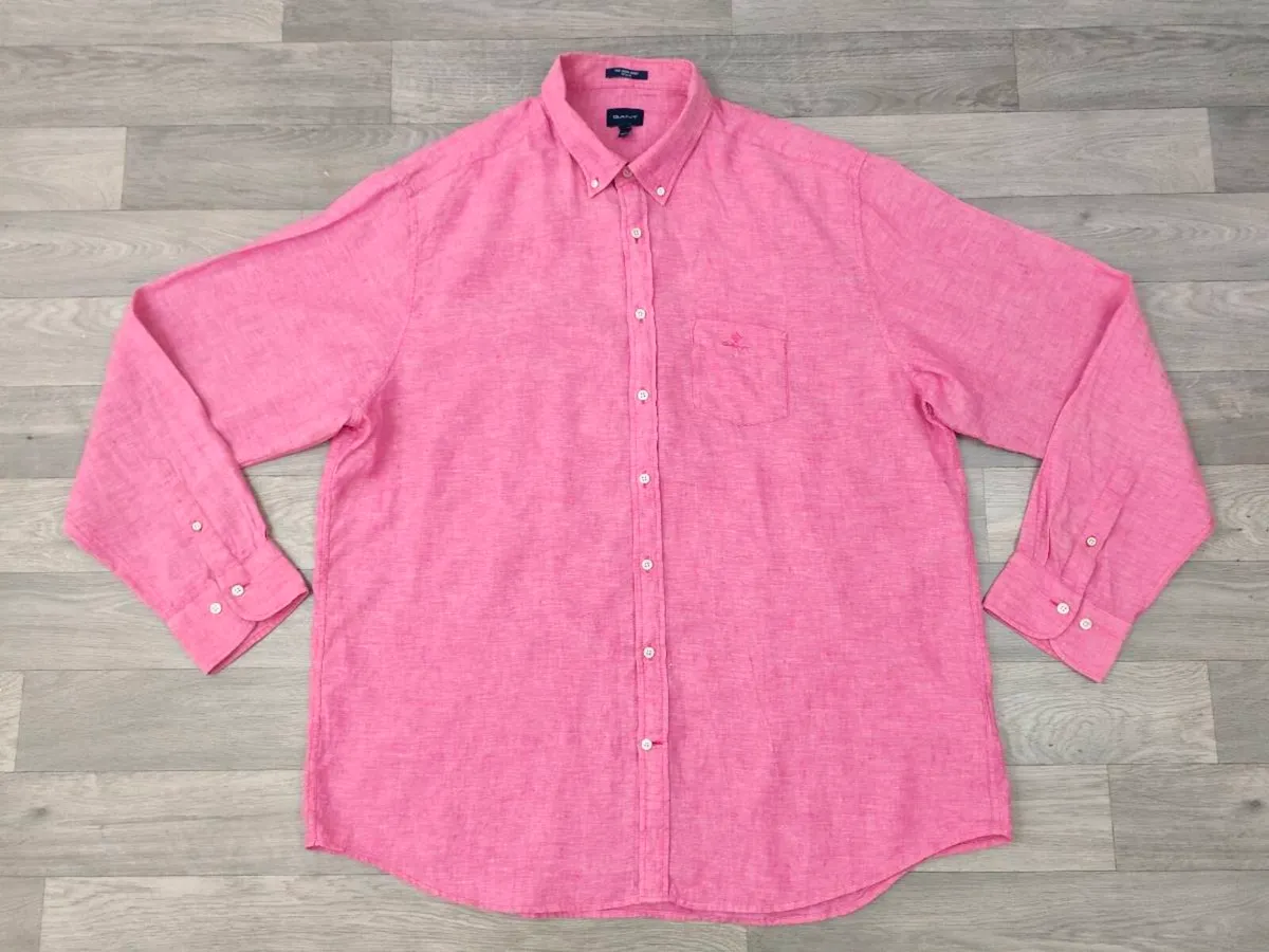 Gant Button Down Linen Shirt Mens 3XL - Image 1