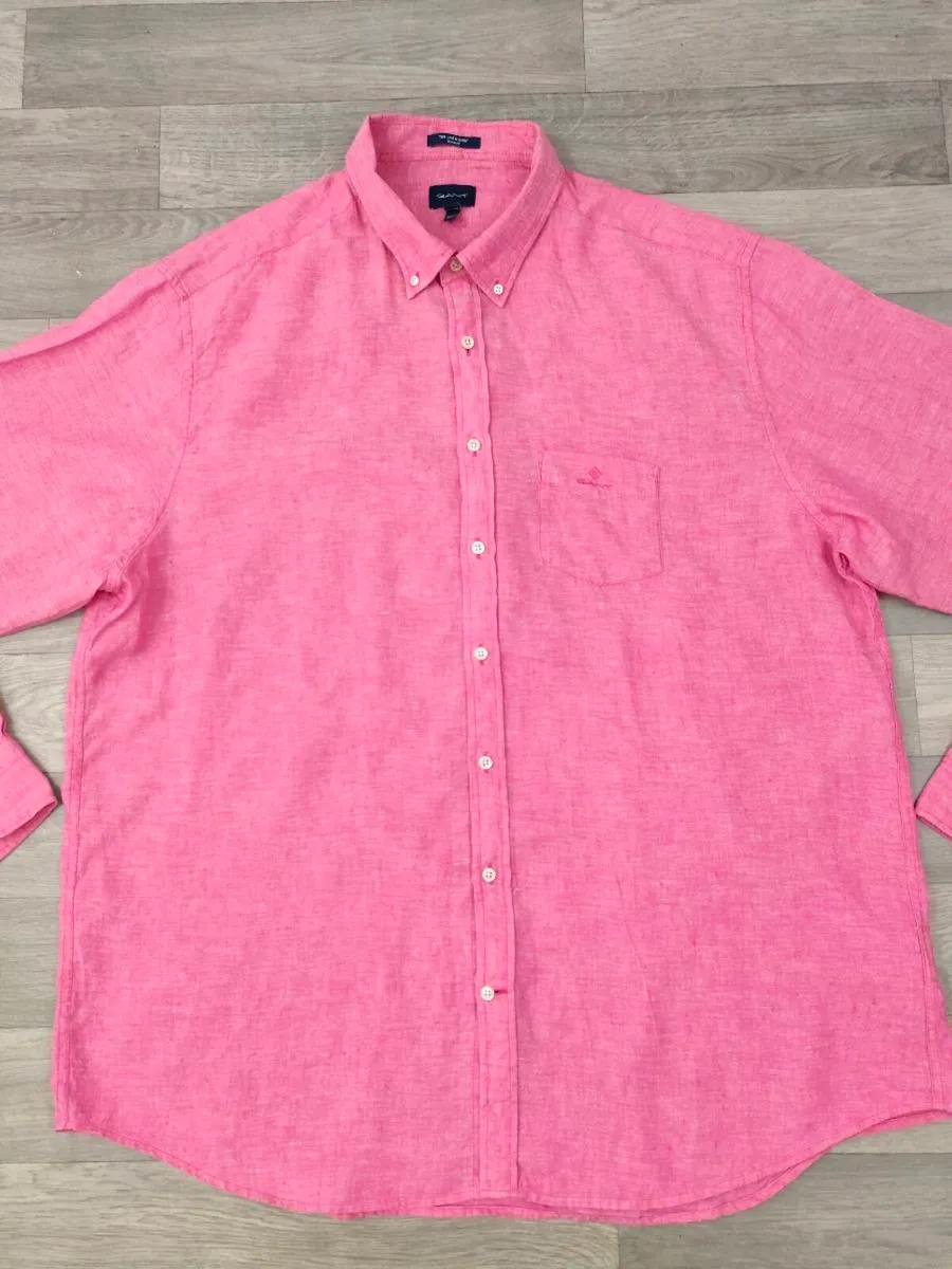 Gant Button Down Linen Shirt Mens 3XL - Image 2