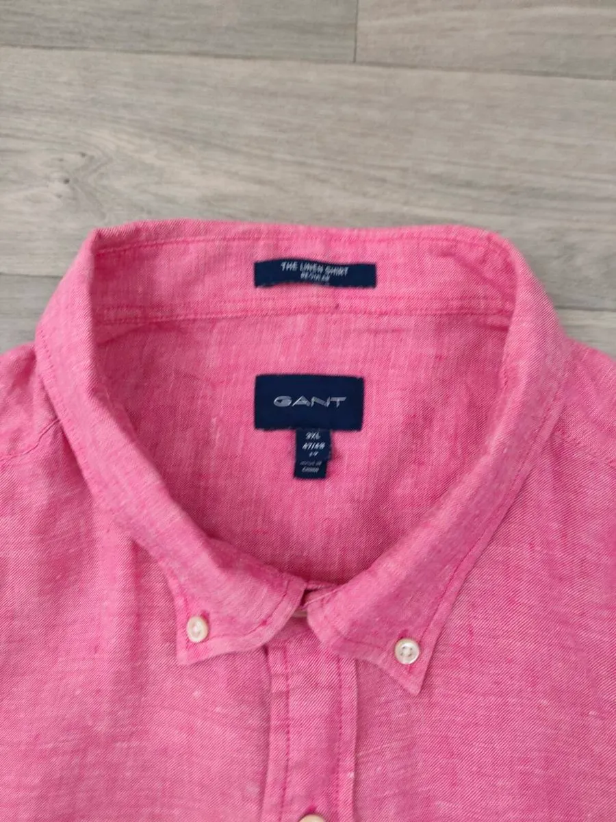 Gant Button Down Linen Shirt Mens 3XL - Image 4