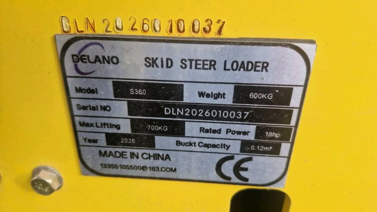 Delano S360 skid steer loader - Image 4