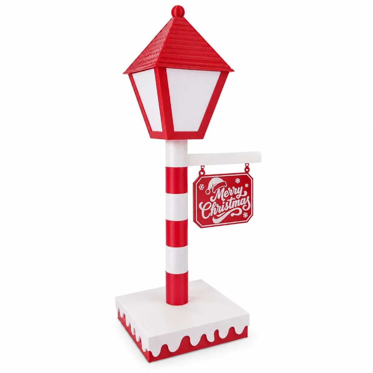 Personalised Christmas Street Lamp with LED Light - Image 2