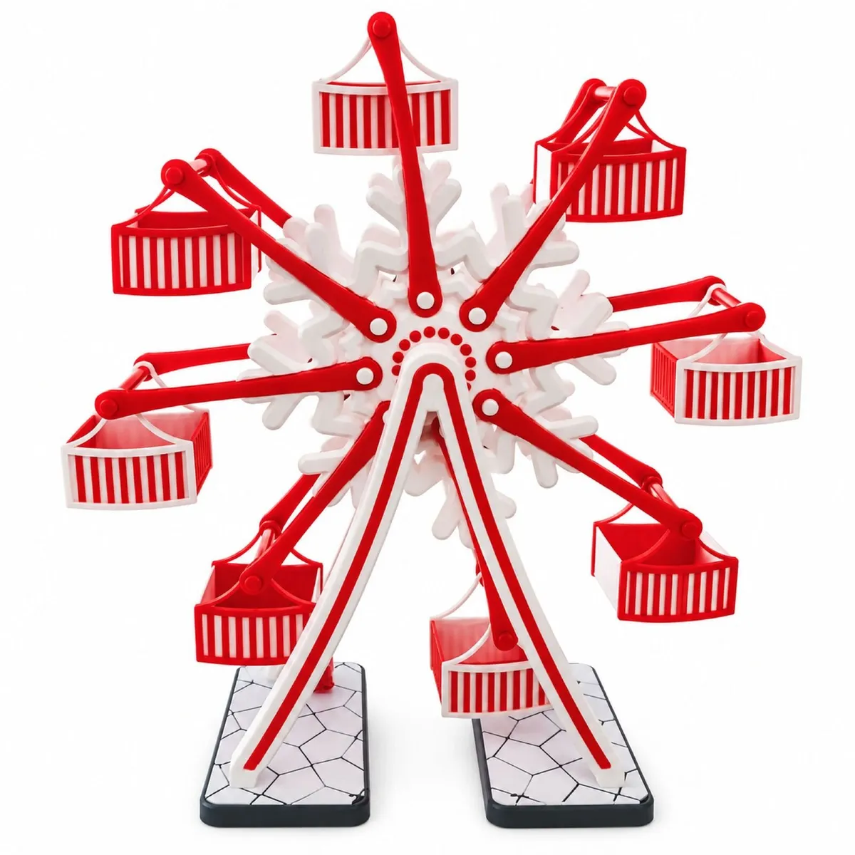 Snowflake Christmas Ferris Wheel - 3D - Image 2