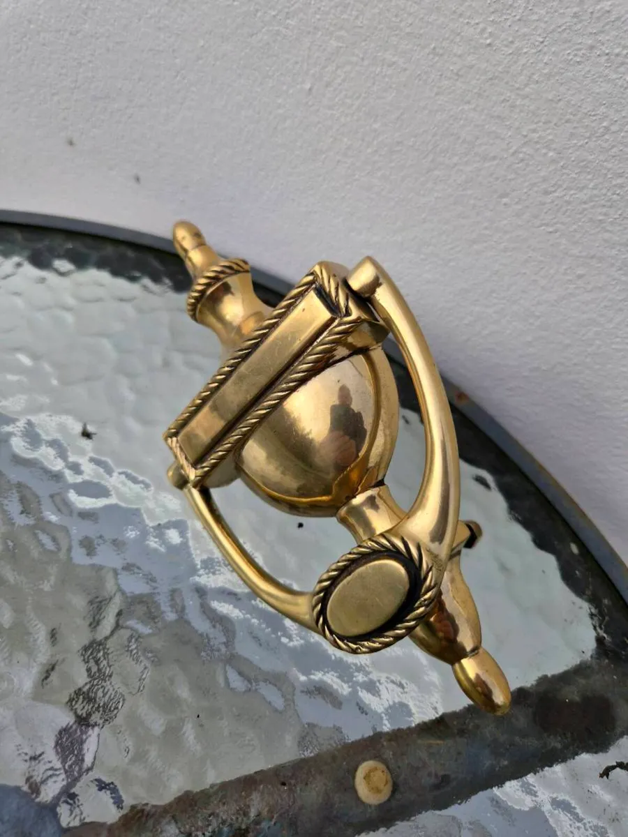 Original brass door striker