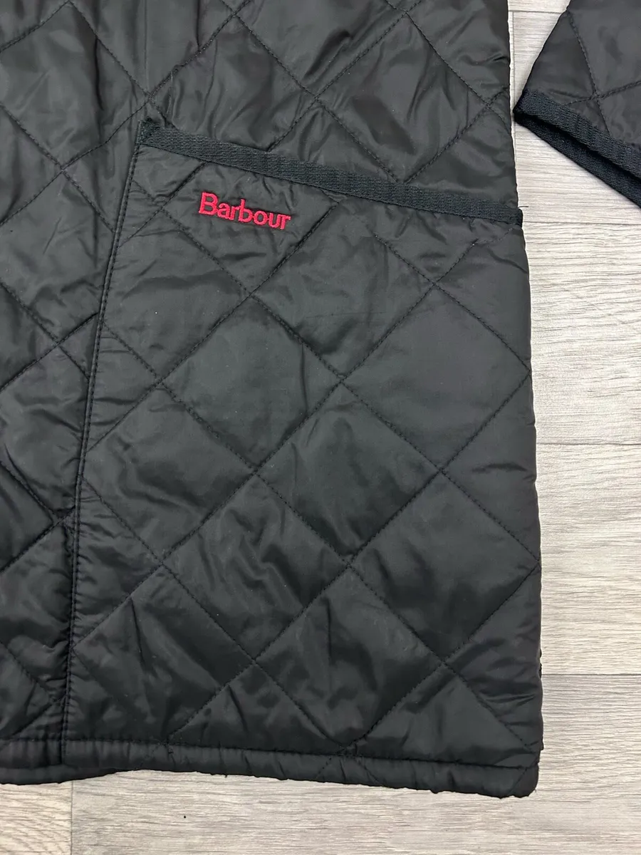 Barbour Liddesdale Black Quilted Jacket Mens M/L - Image 3