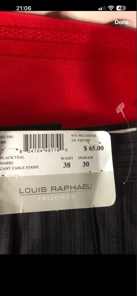 Mens BNWT trousers W38” x L30” €20 - Image 4