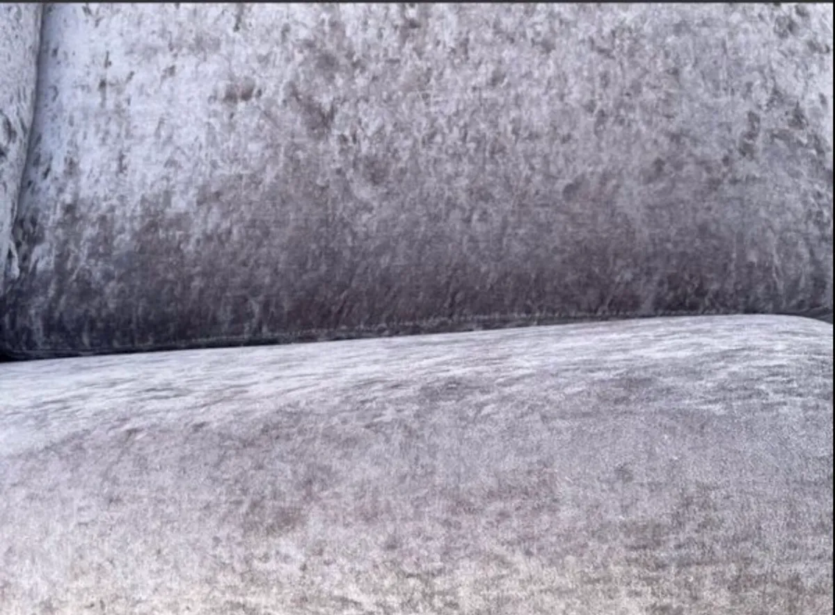 Velvet Corner sofa - Image 4