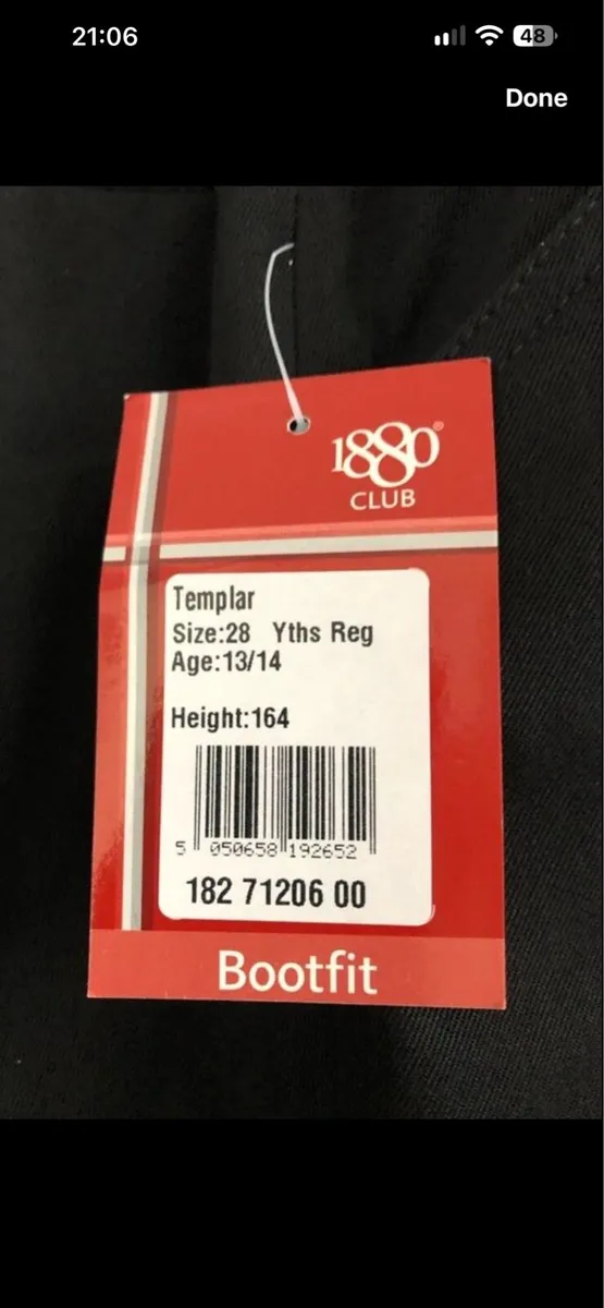 Mens BNWT trousers age 13/14 €15 - Image 3