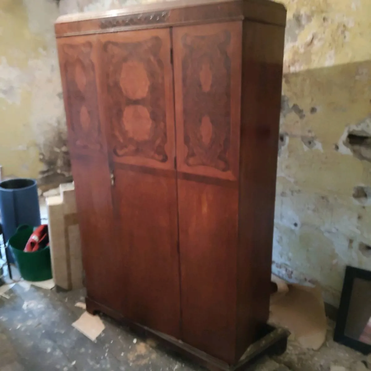 Antique Mahogany Wardrobe - Image 2