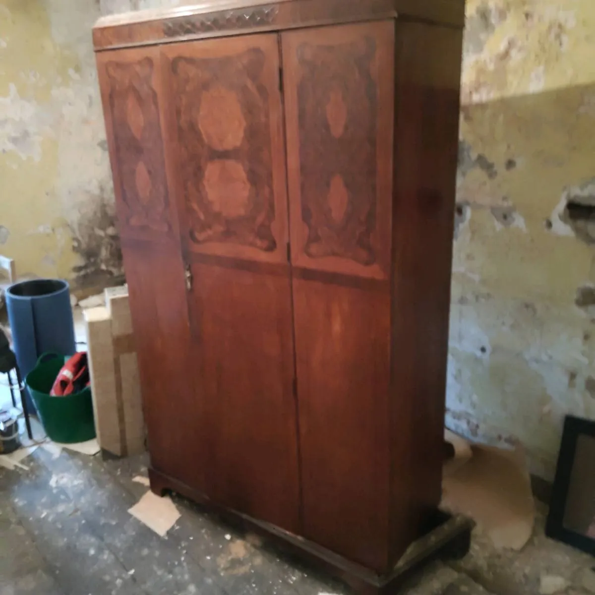 Antique Mahogany Wardrobe - Image 3