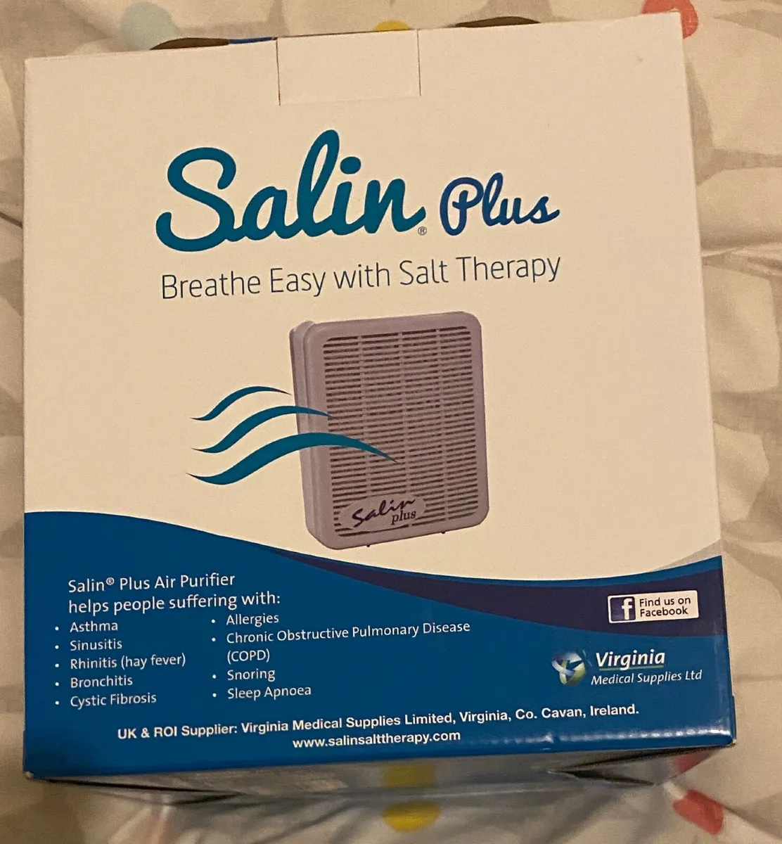 Salin Plus Air Purifier – Salt Therapy Machine - Image 1
