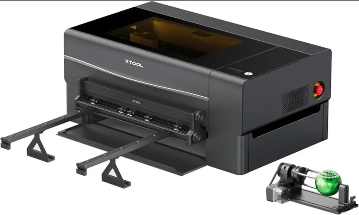xTool P2S 55W CO2 Laser Cutter / Engraver + Accessories - Image 1