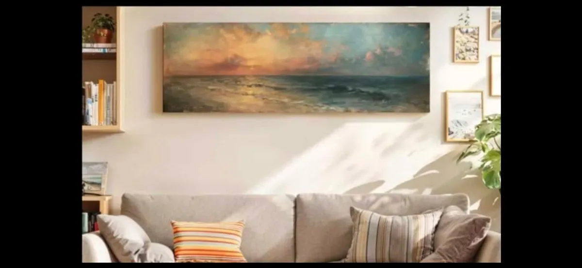Large Landscape Canvas Print - 180 x 60 cm