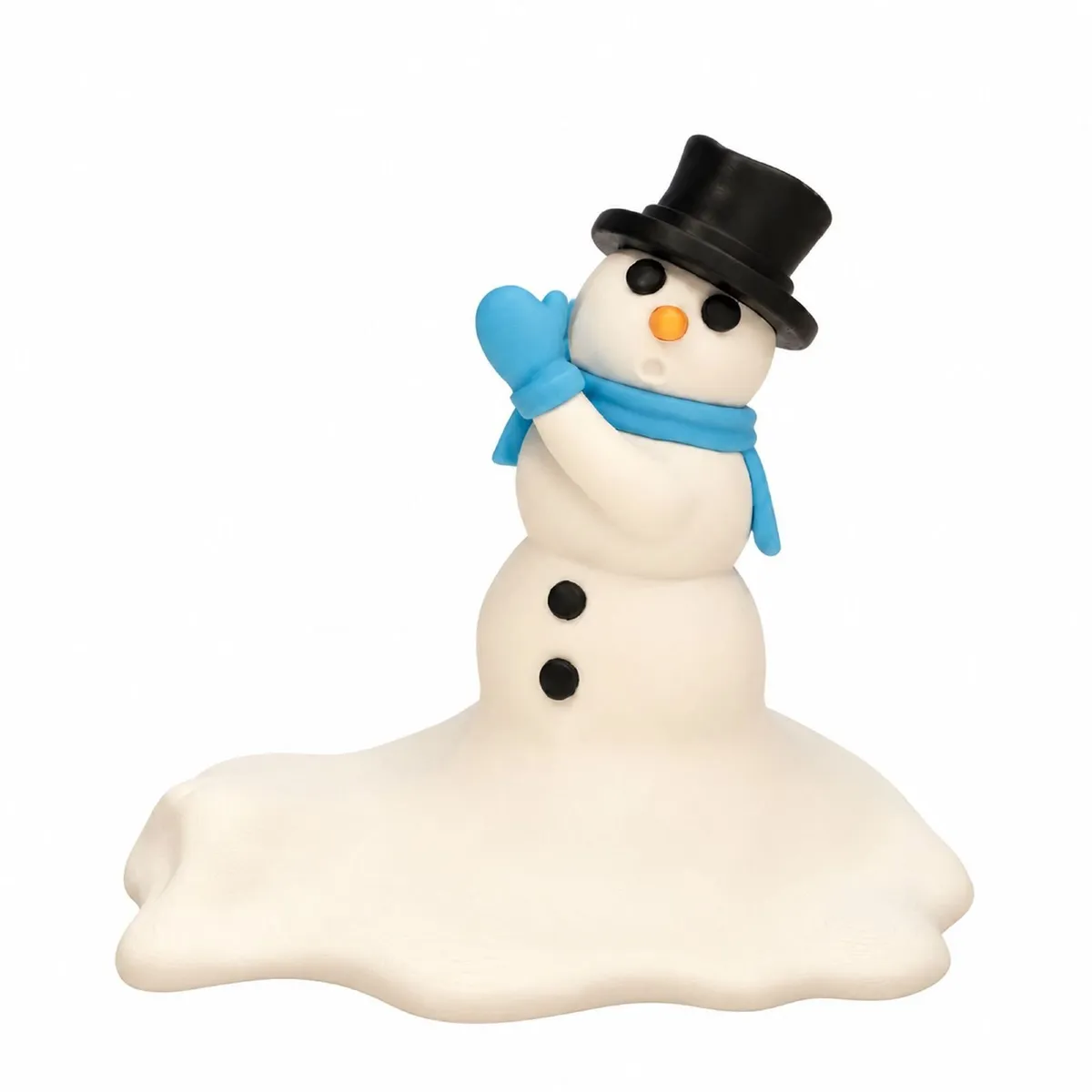 Snowman Wine Bottle Holder, Christmas Table Deco - Image 2