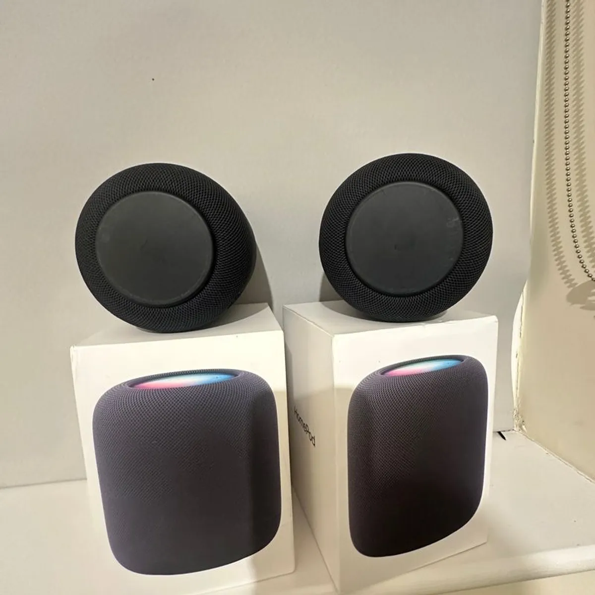 2x Apple HomePods | Midnight (2023) | 2nd Gen - Image 3