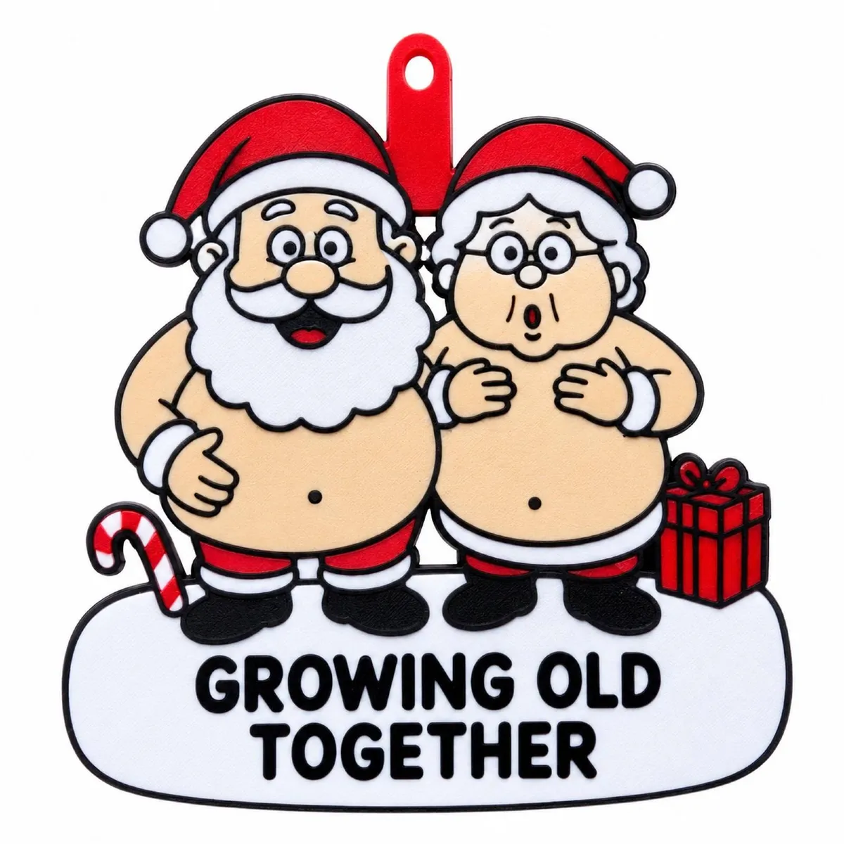 Growing Old Together Christmas Ornament - Image 2