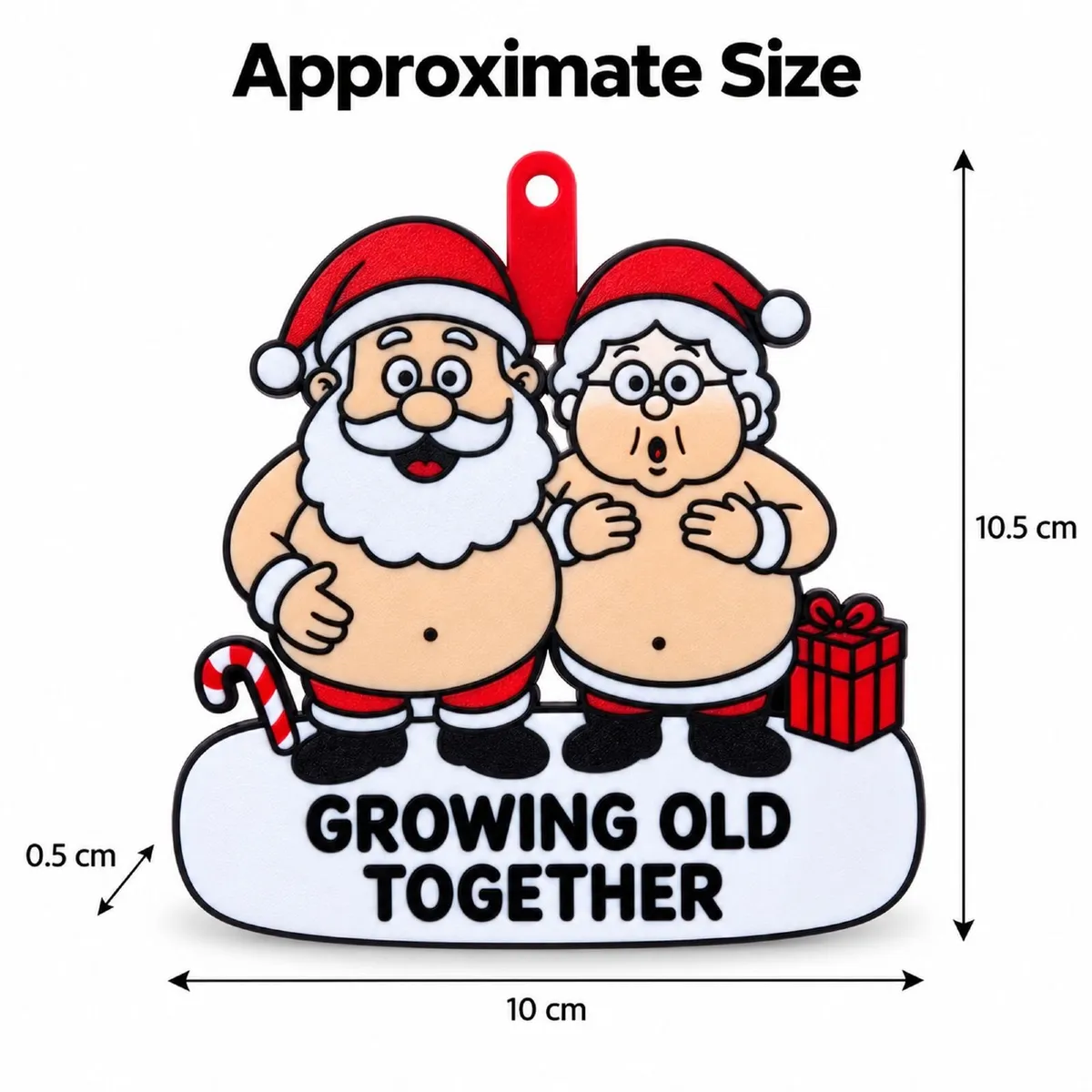 Growing Old Together Christmas Ornament - Image 3