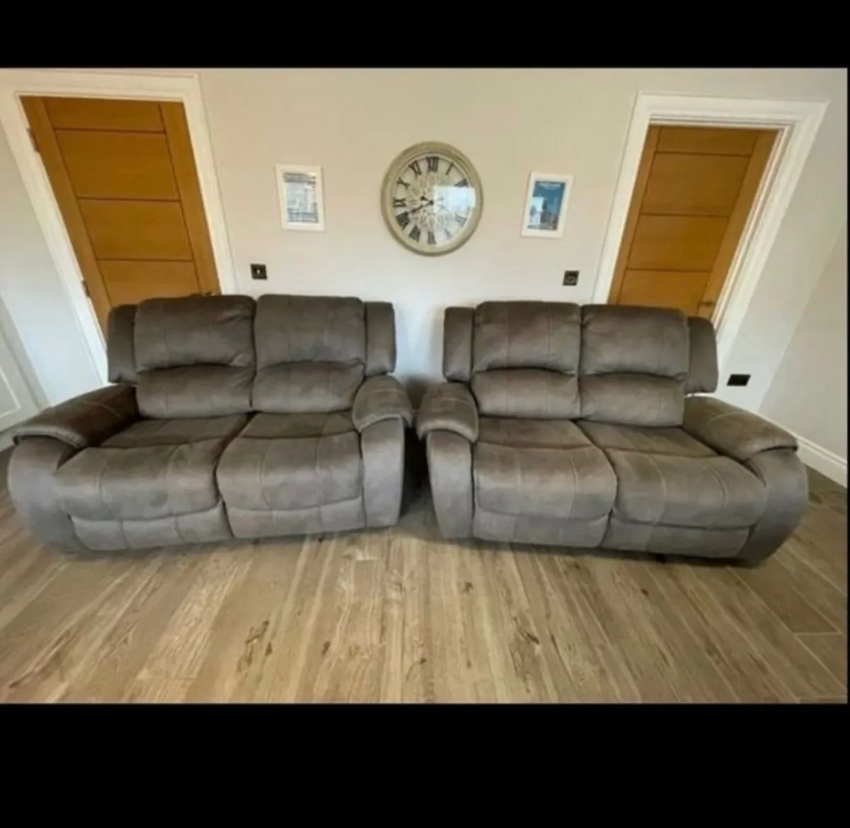 Recliner sofa x 2 - Image 2