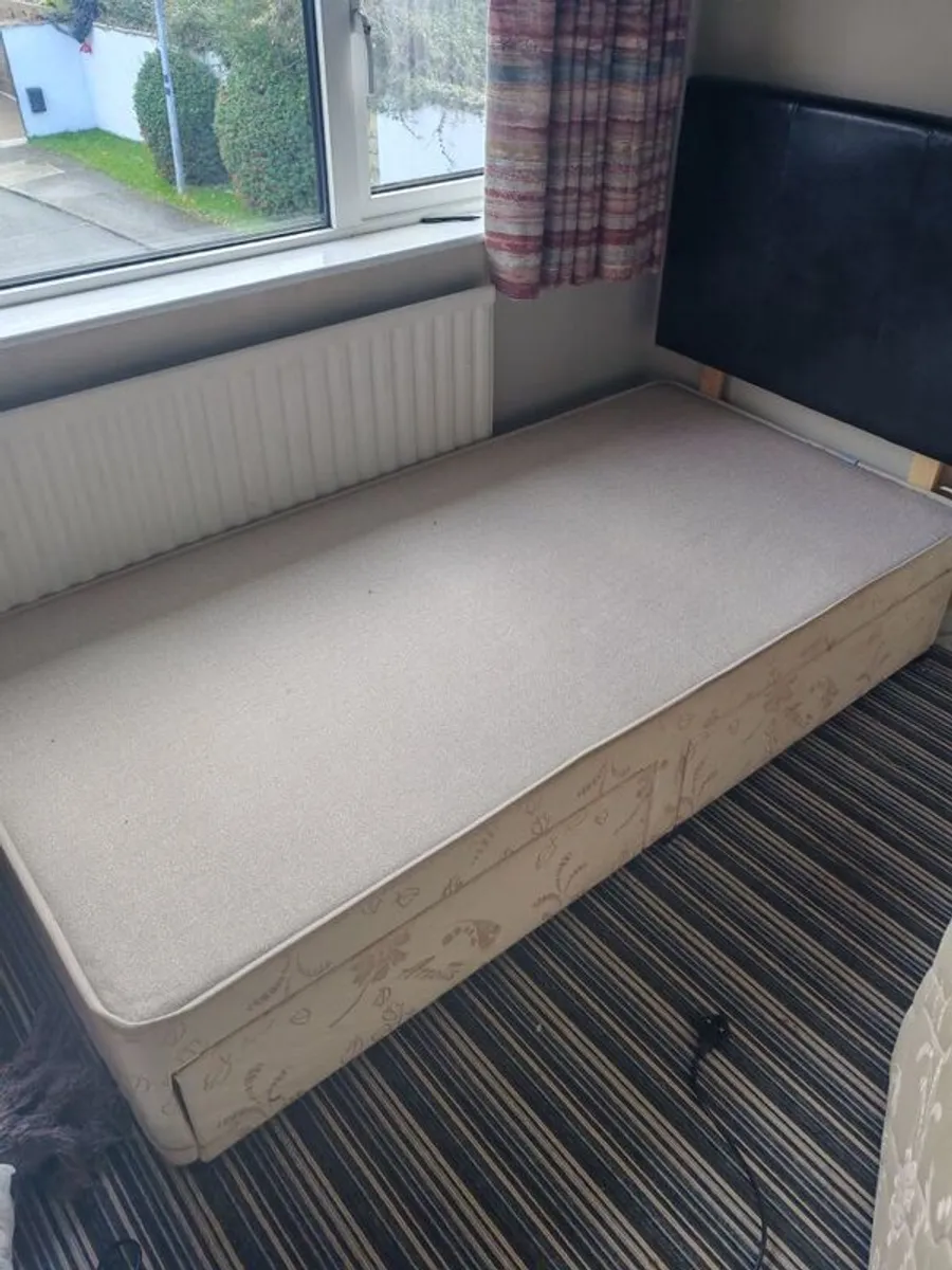 Single Bed, Mattress and Headboard. - Image 2