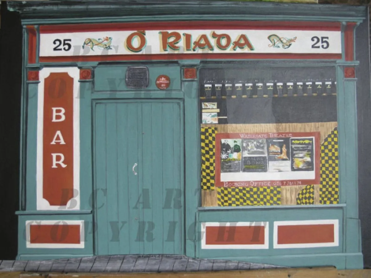 Painting    O'Riada's bar,  Kilkenny   City    ... - Image 1