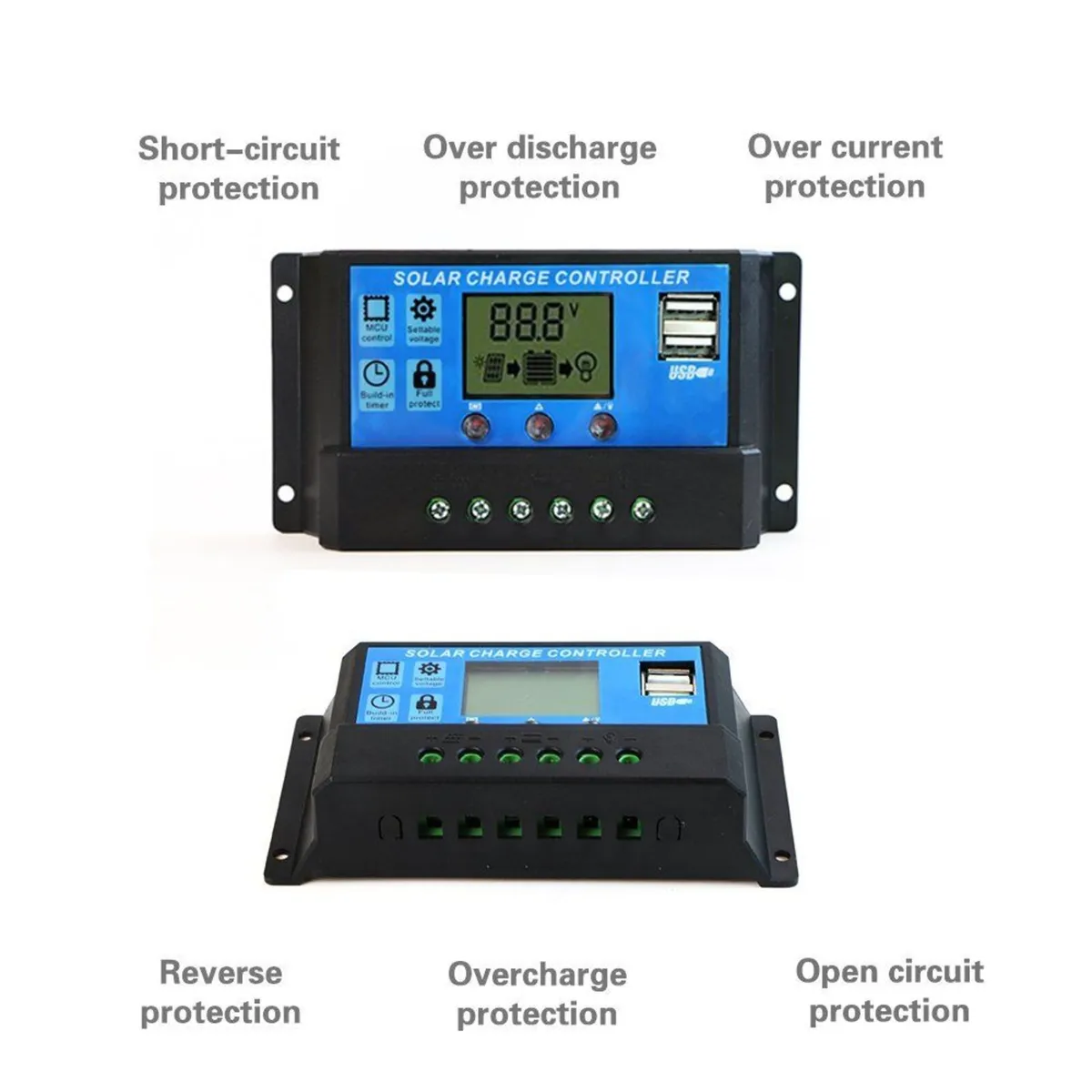 Solar Charge Controller 12V/24V 30A for boat Solar - Image 2