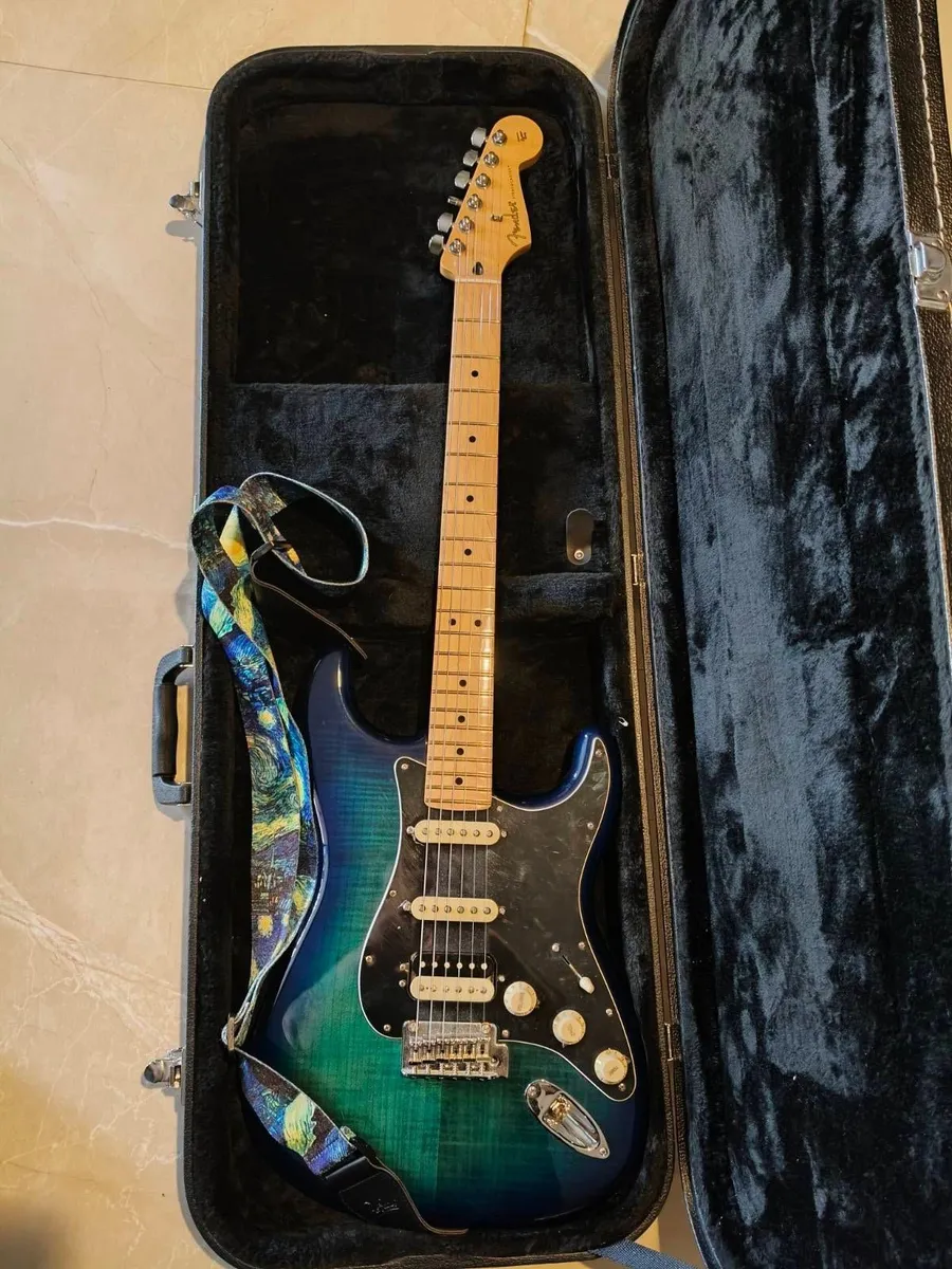 Fender Stratocaster Electric Guitar with Case - Image 1
