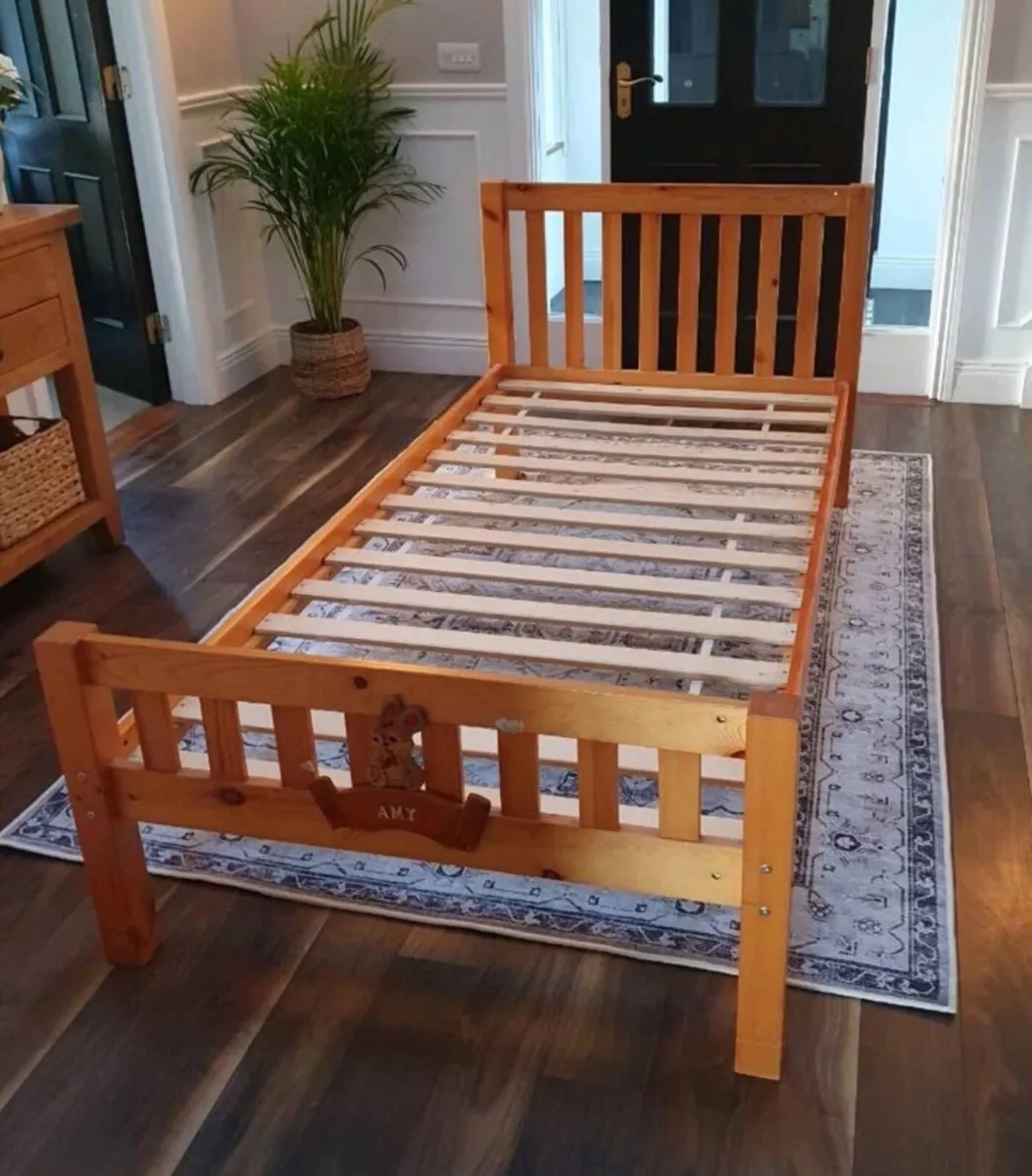 Single Wooden Bed Frame In Very Good Condition
