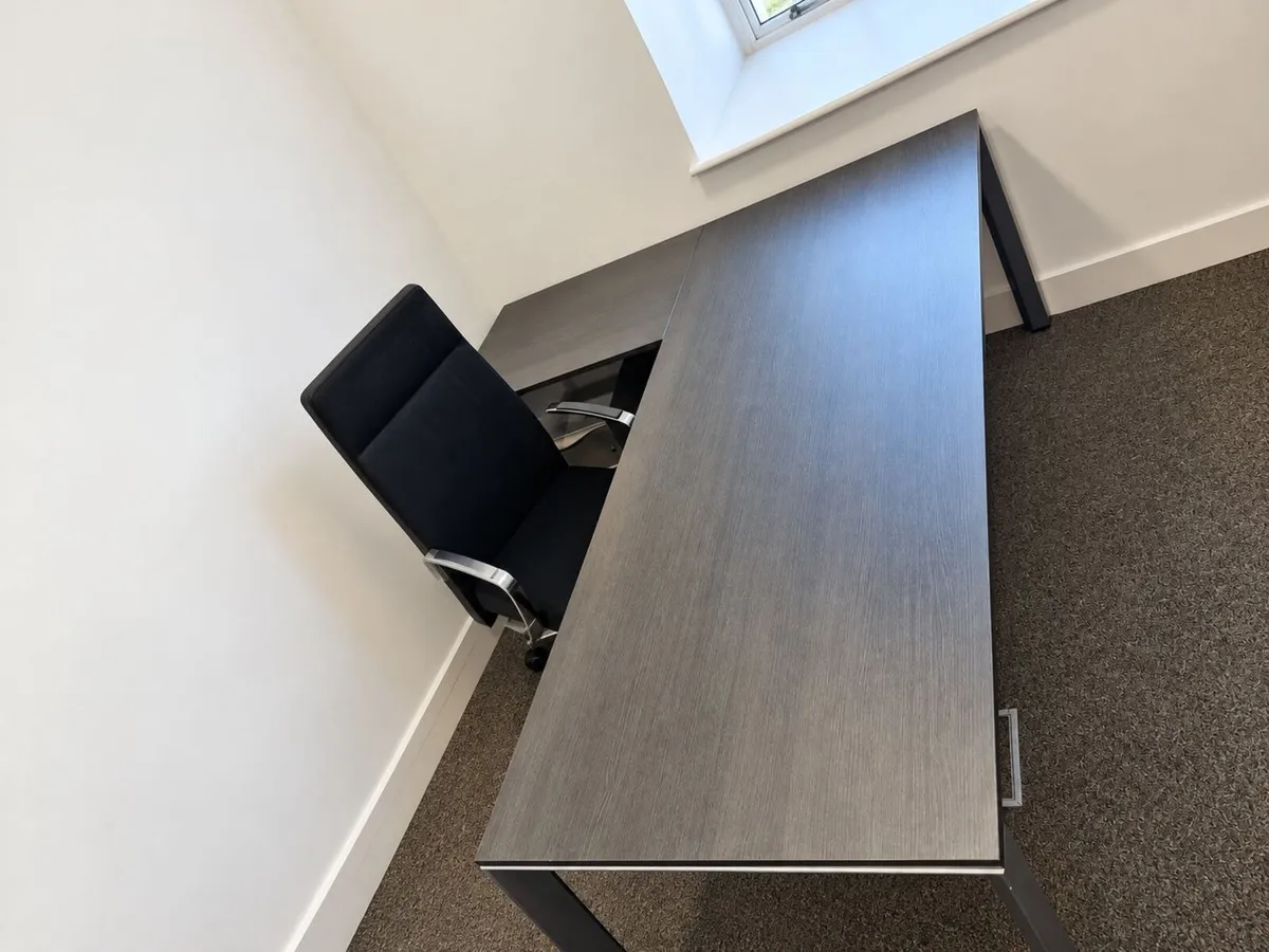 Office Desk with Return + Chair