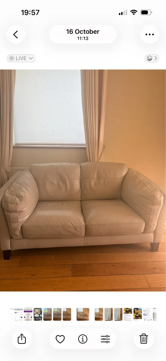 Leather Couch - Image 3