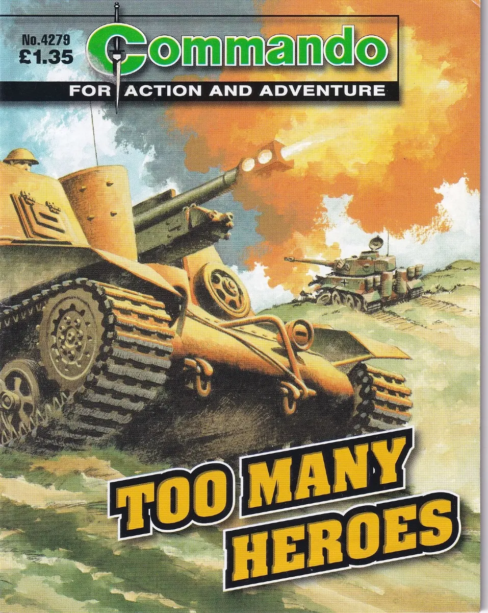 COMMANDO #4279 TOO MANY HEROES 2010 DC THOMSON - Image 1