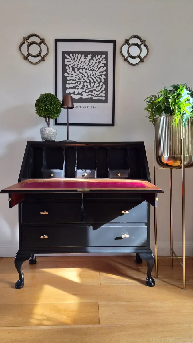 Vintage writing bureau - Image 4