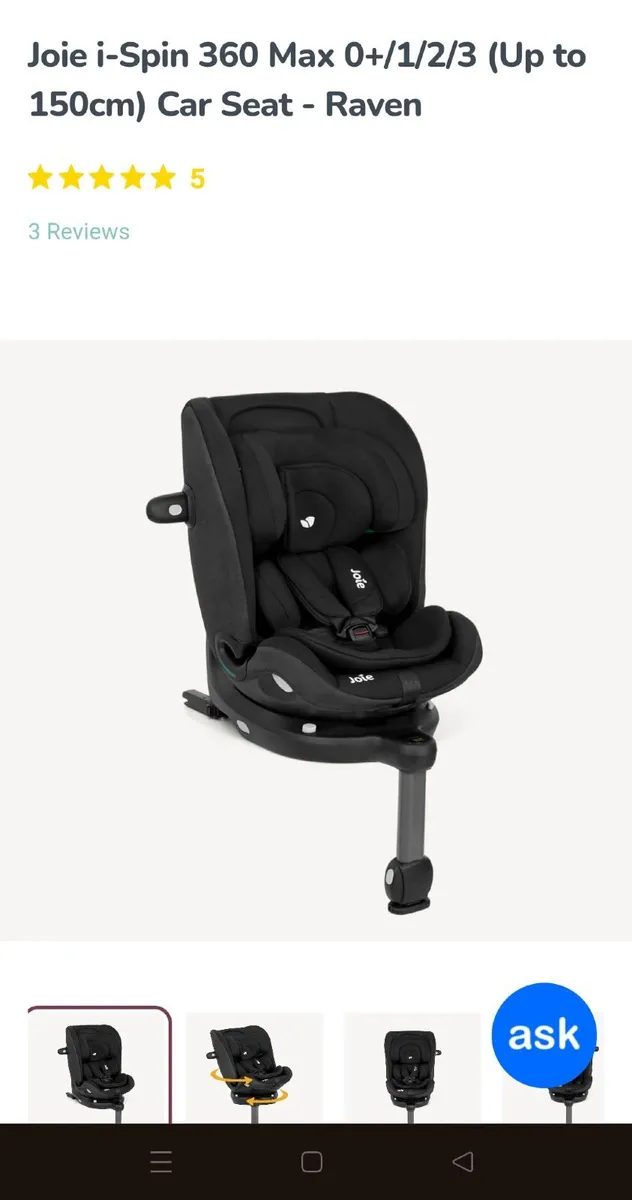 Car seat - Joie i-Spin 360 Max - Image 1