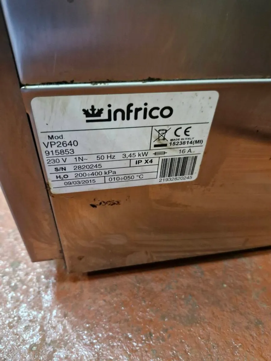 Infrico Glasswasher 40x40 - Image 4