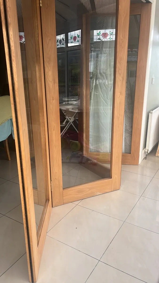 Wallnut internal bifold doors - Image 2