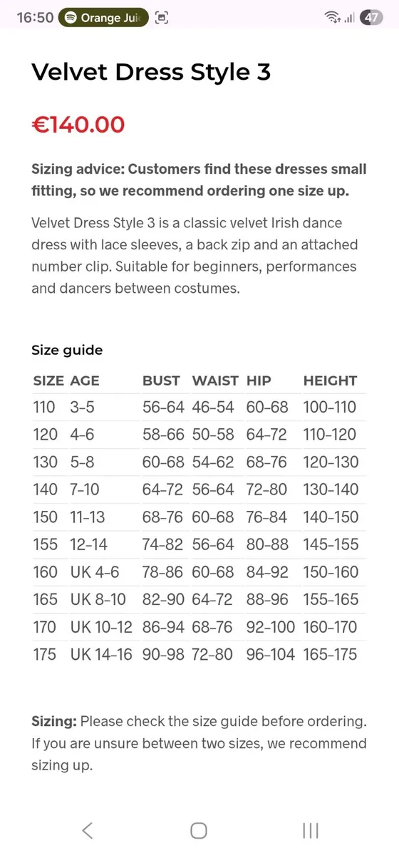Irish dancing dress - Image 2