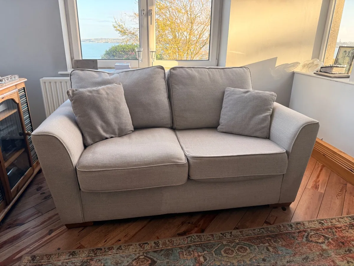 Two Seater Grey Couch - Image 2