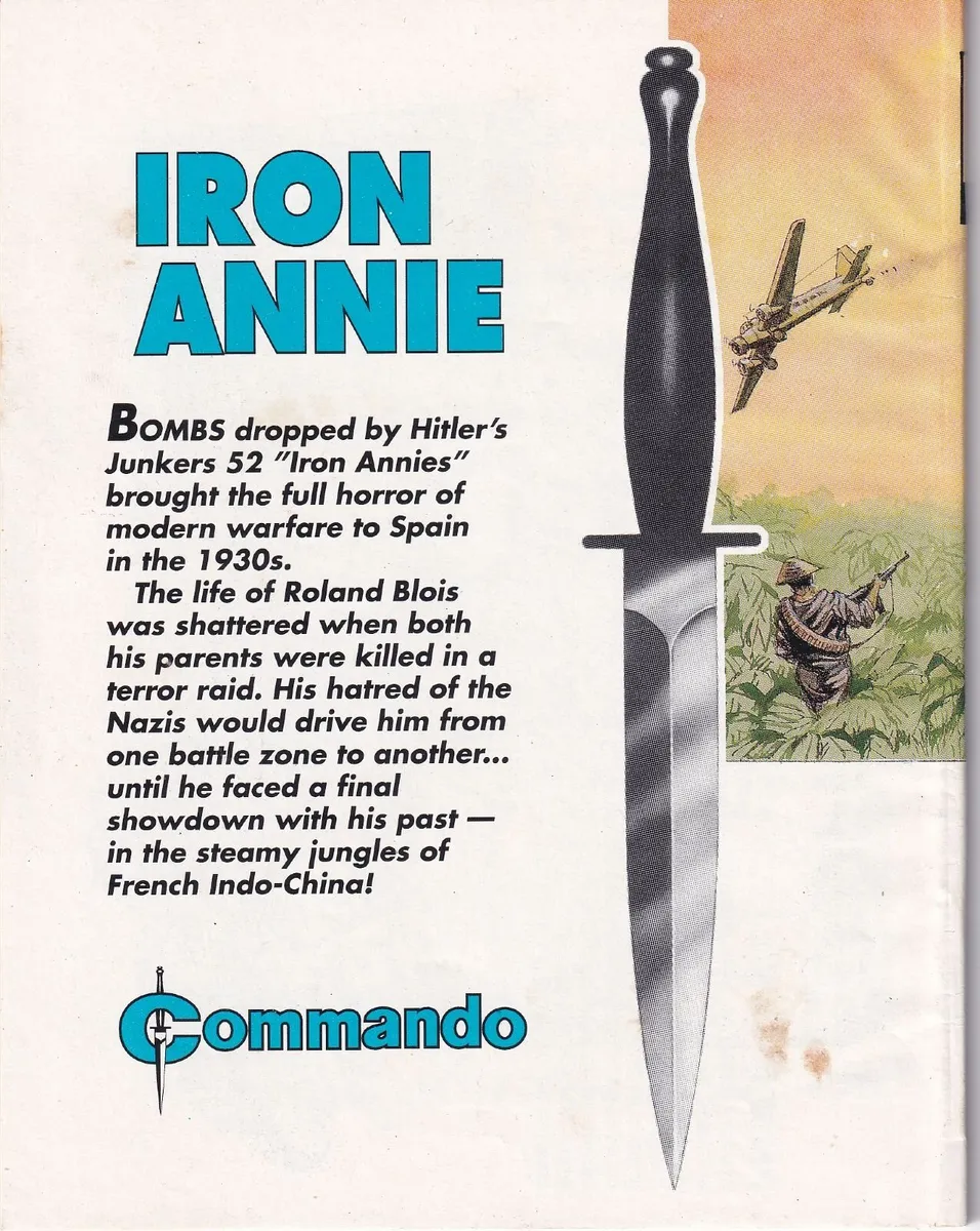 COMMANDO #2999 IRON ANNIE 1996 DC THOMSON - Image 2