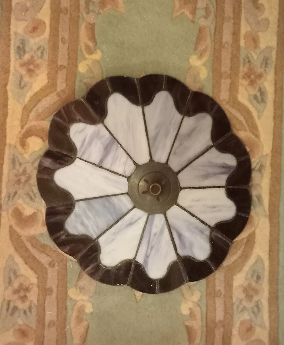 Stained glass light shade