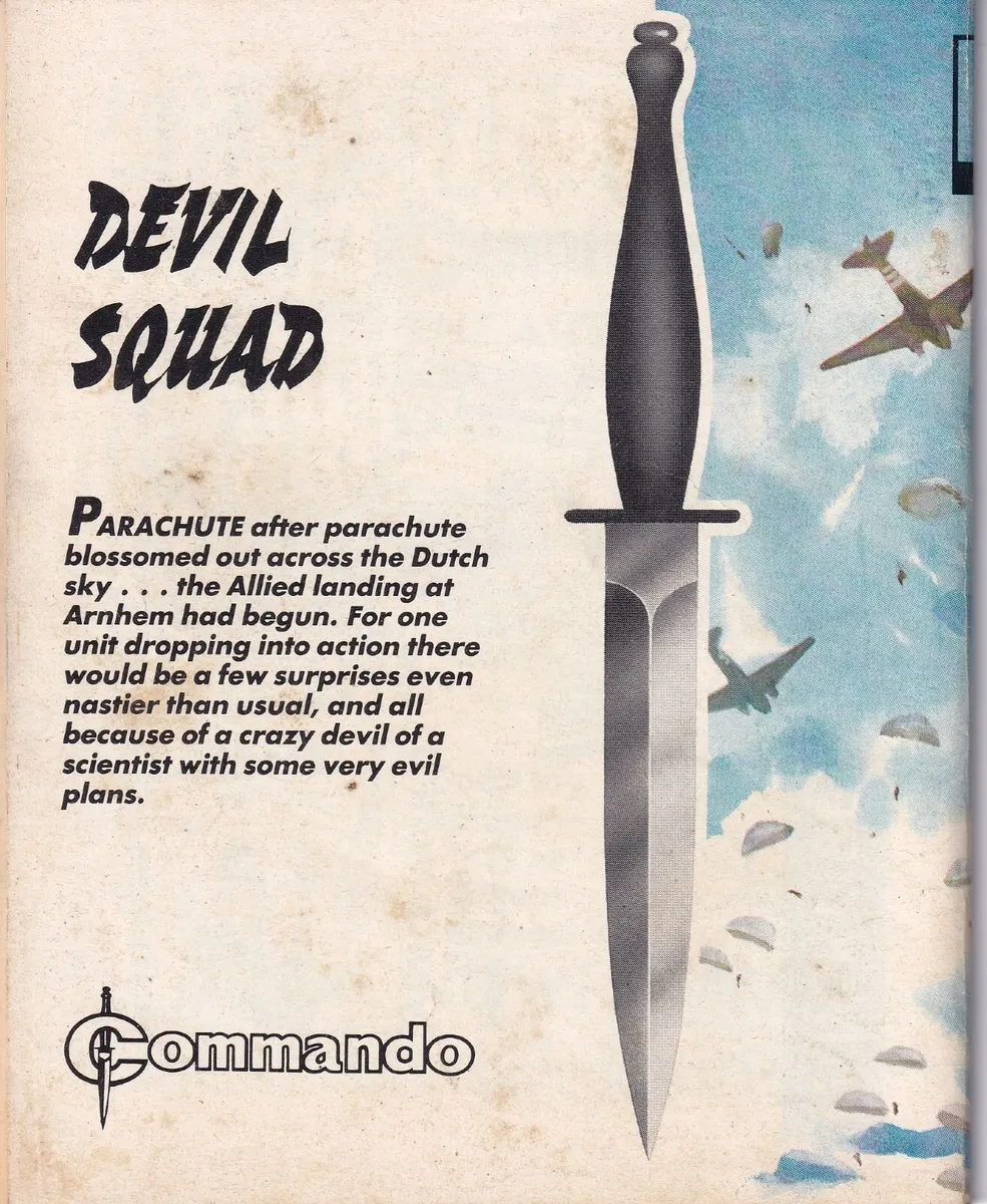 COMMANDO #2281 DEVIL SQUAD 1989 DC THOMSON - Image 2