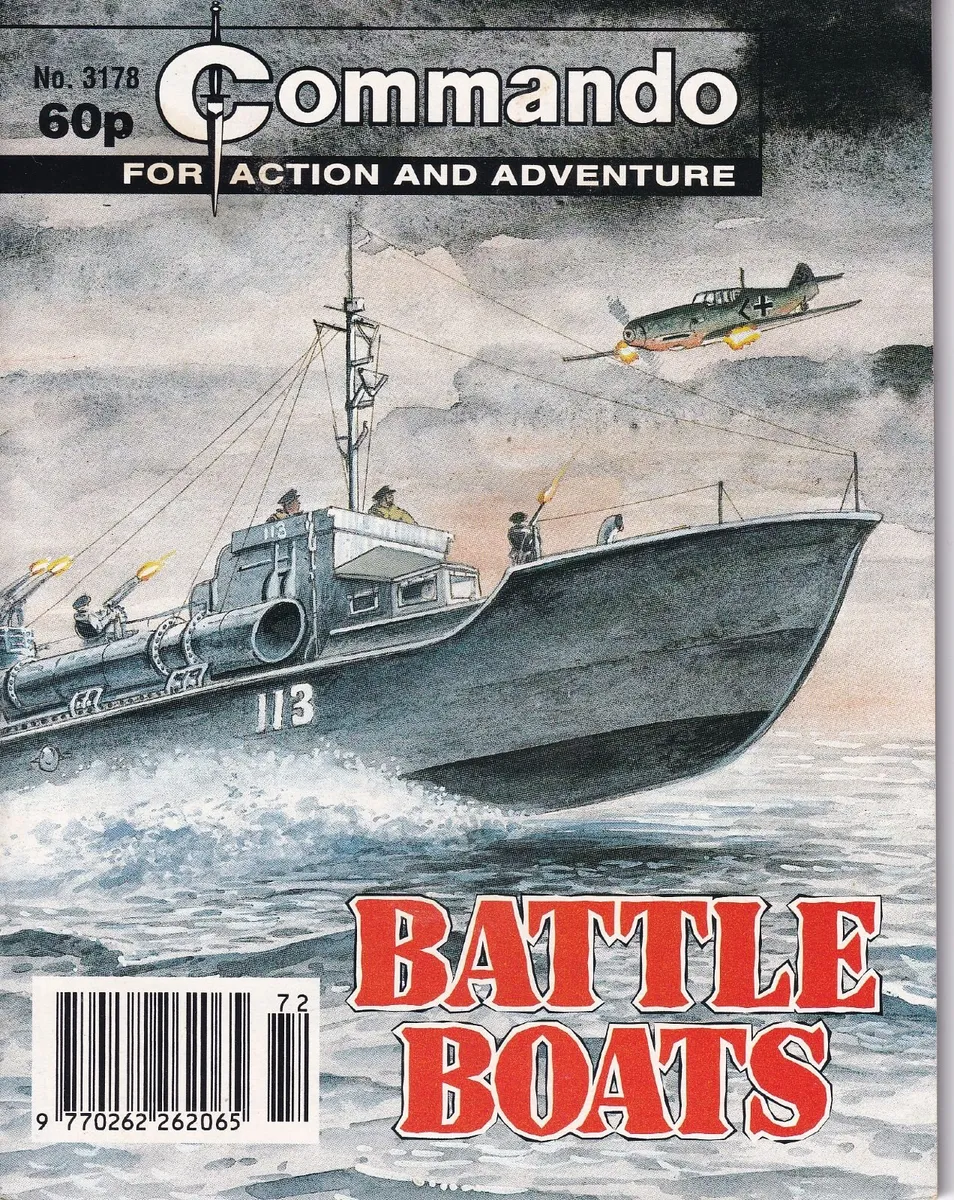 COMMANDO #3178 BATTLE BOATS 1998 DC THOMSON - Image 1